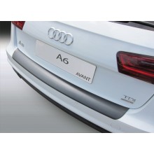 Накладка на задний бампер (RGM, RBP679) Audi A6 Avant / S-line (2014-2018)
